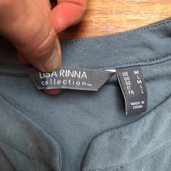 Lisa Rinna Collection Soft Gray Stretch Jumpsuit, EUC, M - Picture 4 of 16